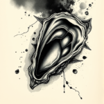 Dark Art Oyster Tattoo