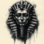 Dark Art Pharaoh Tattoo