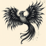 Dark Art Phoenix Tattoo