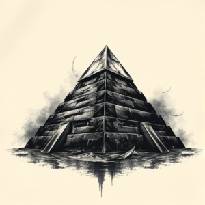 Dark Art Pyramid Tattoo