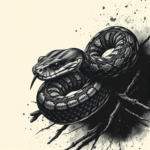 Dark Art Rattlesnake Tattoo