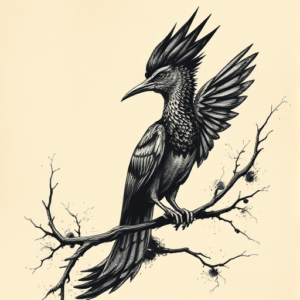 Dark Art Roadrunner Tattoo