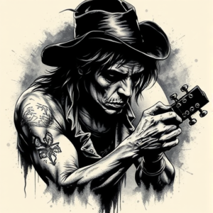 Dark Art Rockstar Tattoo