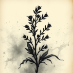 Dark Art Rosemary Tattoo