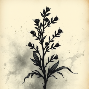 Dark Art Rosemary Tattoo