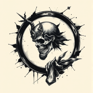 Dark Art Saturn Tattoo