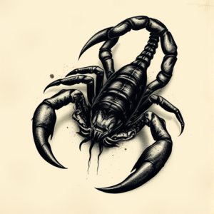 Dark Art Scorpion Tattoo