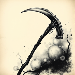 Dark Art Scythe Tattoo