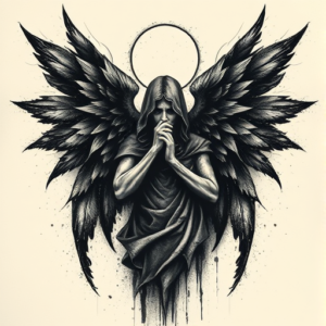 Dark Art Seraphim Tattoo