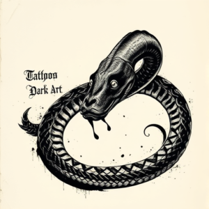 Dark Art Serpent Tattoo