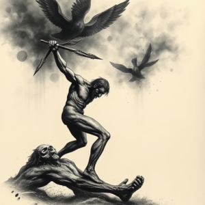 Dark Art Sisyphus Tattoo