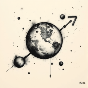 Dark Art Space Tattoo