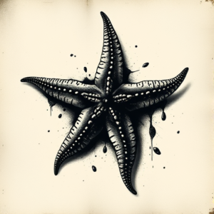 Dark Art Starfish Tattoo