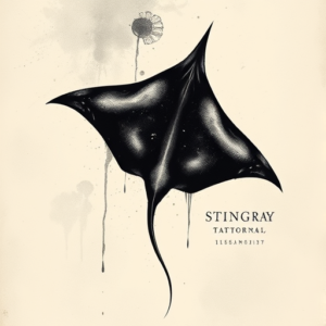 Dark Art Stingray Tattoo