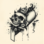 Dark Art Taco Tattoo