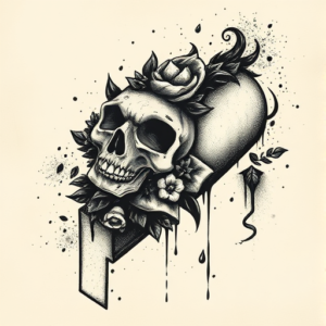 Dark Art Taco Tattoo