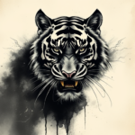 Dark Art Tiger Tattoo