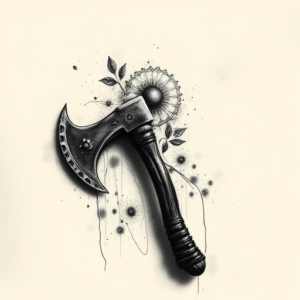 Dark Art Tomahawk Tattoo