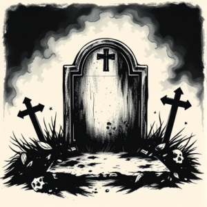 Dark Art Tombstone Tattoo