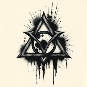 Dark Art Triquetra Tattoo