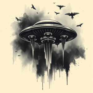 Dark Art Ufo Tattoo
