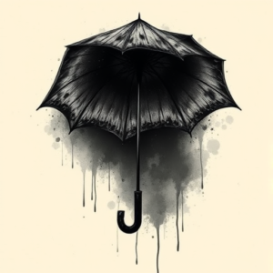 Dark Art Umbrella Tattoo