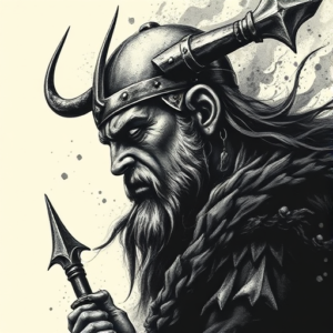 Dark Art Viking Tattoo