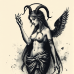 Dark Art Virgo Tattoo