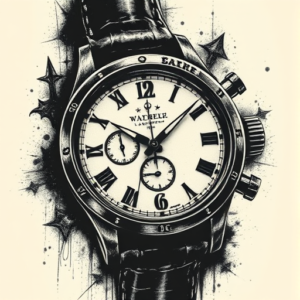 Dark Art Watch Tattoo