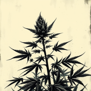 Dark Art Weed Tattoo