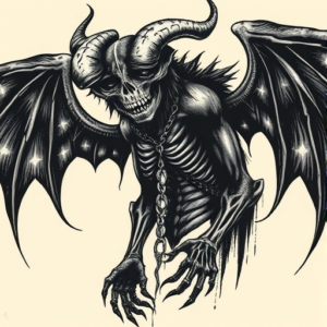 Dark Art Wendigo Tattoo