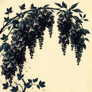 Dark Art Wisteria Tattoo