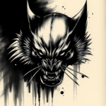 Dark Art Wolverine Tattoo