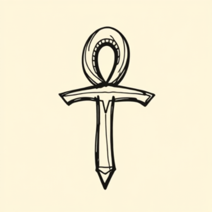 Doddle Ankh Tattoo
