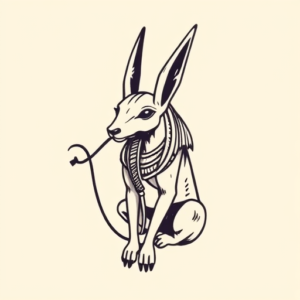 Doddle Anubis Tattoo