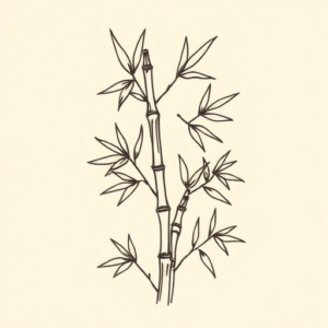 Doddle Bamboo Tattoo