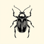 Doddle Beetle Tattoo