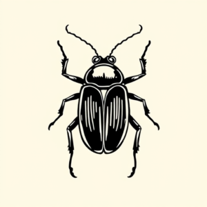 Doddle Beetle Tattoo