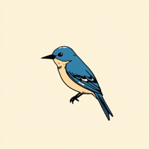 Doddle Bluebird Tattoo