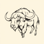 Doddle Buffalo Tattoo
