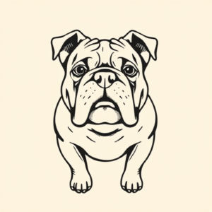 Doddle Bulldog Tattoo