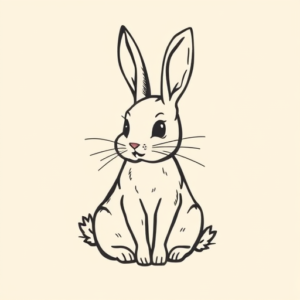 Doddle Bunny Tattoo