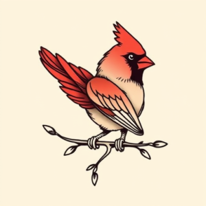Doddle Cardinal Tattoo