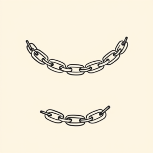 Doddle Chain Tattoo