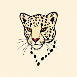Doddle Cheetah Tattoo