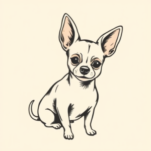 Doddle Chihuahua Tattoo