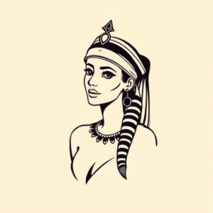 Doddle Cleopatra Tattoo