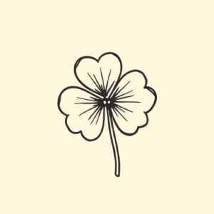 Doddle Clover Tattoo