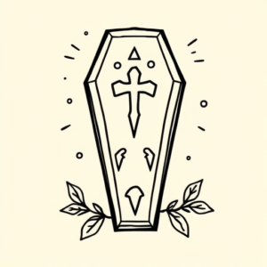 Doddle Coffin Tattoo