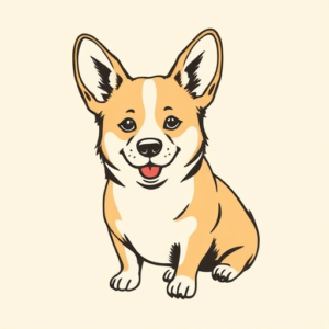 Doddle Corgi Tattoo